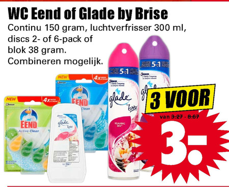 WC Eend   toiletblok, luchtverfrisser folder aanbieding bij  Dirk - details