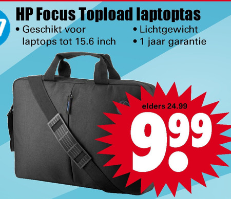 HP   notebook tas folder aanbieding bij  Dirk - details