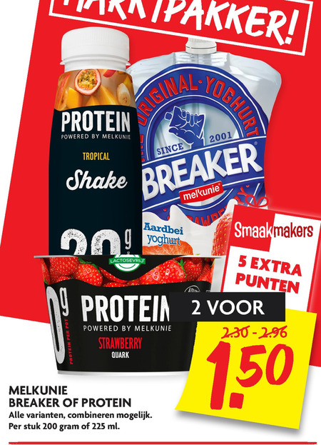 Melkunie   zuivelsnack, drinkyoghurt folder aanbieding bij  Dekamarkt - details