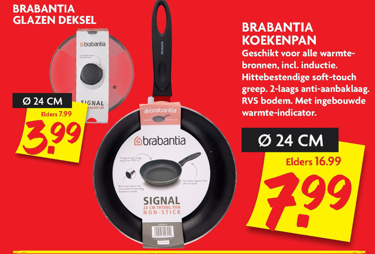 Brabantia   pannendeksel, koekenpan folder aanbieding bij  Dekamarkt - details