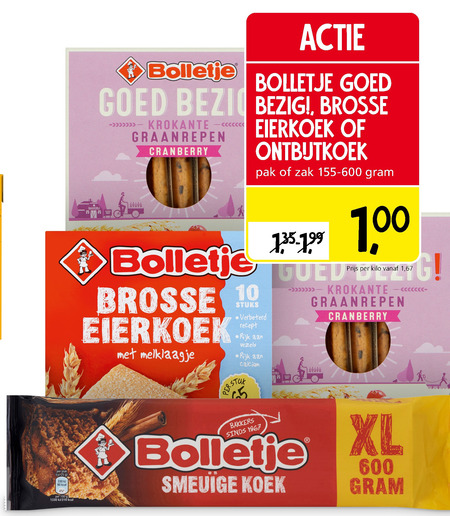 Bolletje   ontbijtkoek, ontbijtkoekreep folder aanbieding bij  Jan Linders - details