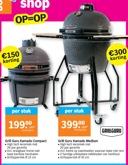 Grill Guru houtskool bij Albert Heijn - details