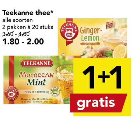 Teekanne   thee folder aanbieding bij  Deen - details