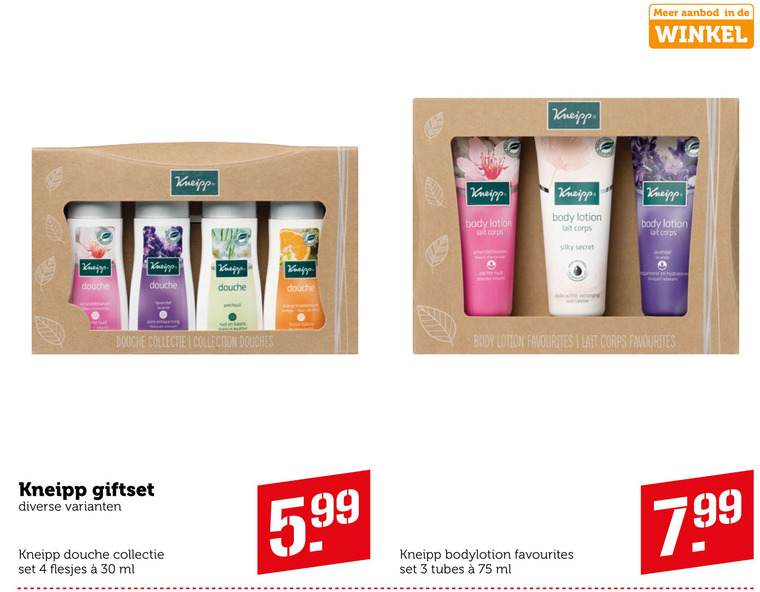 Kneipp   geschenkset folder aanbieding bij  Coop - details