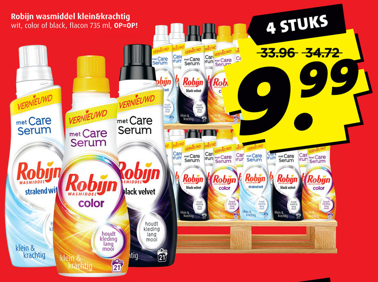 Robijn   wasmiddel folder aanbieding bij  Boni - details