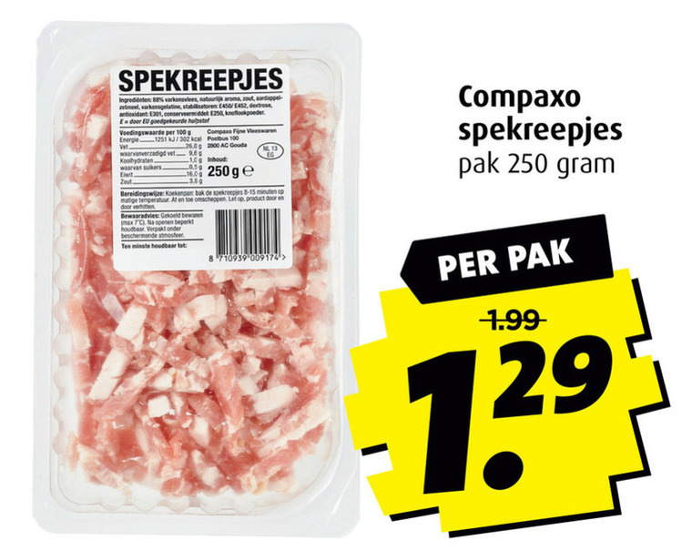 Compaxo   spekreepjes folder aanbieding bij  Boni - details