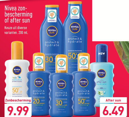 Nivea   zonnebrandolie, aftersun folder aanbieding bij  Aldi - details