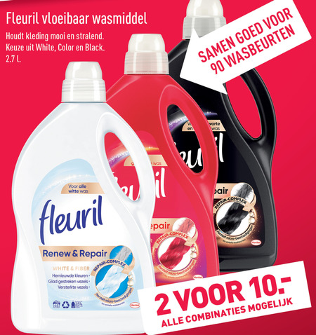 Fleuril   wasmiddel folder aanbieding bij  Aldi - details