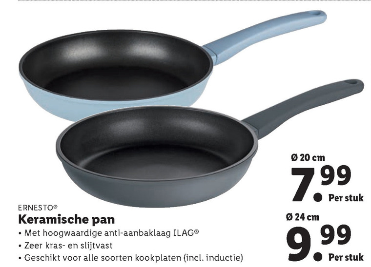 Ernesto   koekenpan folder aanbieding bij  Lidl - details