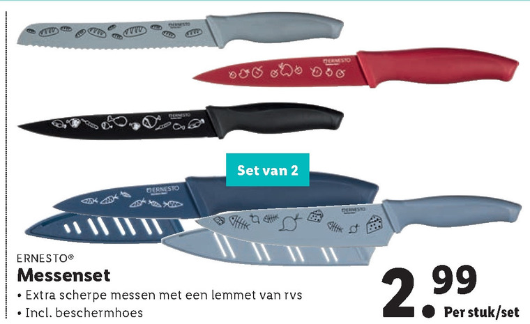 Ernesto   keukenmes folder aanbieding bij  Lidl - details