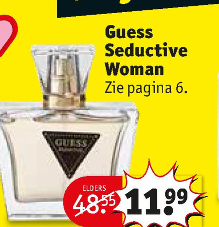 Guess   eau de toilette folder aanbieding bij  Kruidvat - details