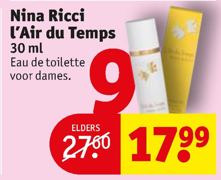 Nina Ricci   eau de toilette folder aanbieding bij  Kruidvat - details