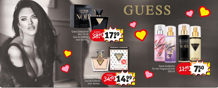 Guess   eau de toilette folder aanbieding bij  Kruidvat - details