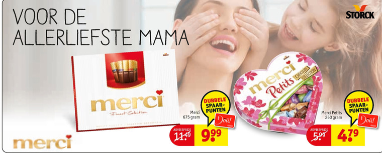 Merci   chocolade folder aanbieding bij  Kruidvat - details