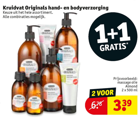 Kruidvat Huismerk   shampoo, massageolie folder aanbieding bij  Kruidvat - details