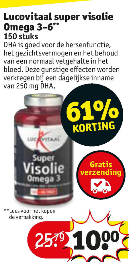 Lucovitaal   visolie folder aanbieding bij  Kruidvat - details