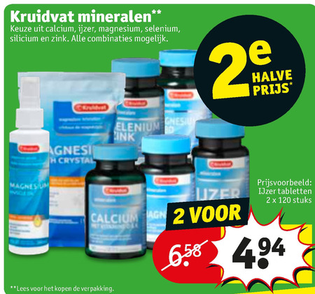 Kruidvat Huismerk   voedingssupplement folder aanbieding bij  Kruidvat - details