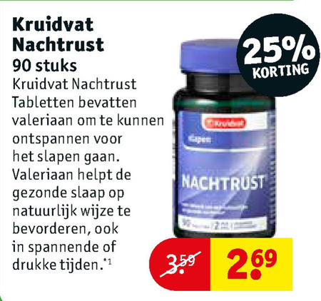 Kruidvat Huismerk   voedingssupplement folder aanbieding bij  Kruidvat - details