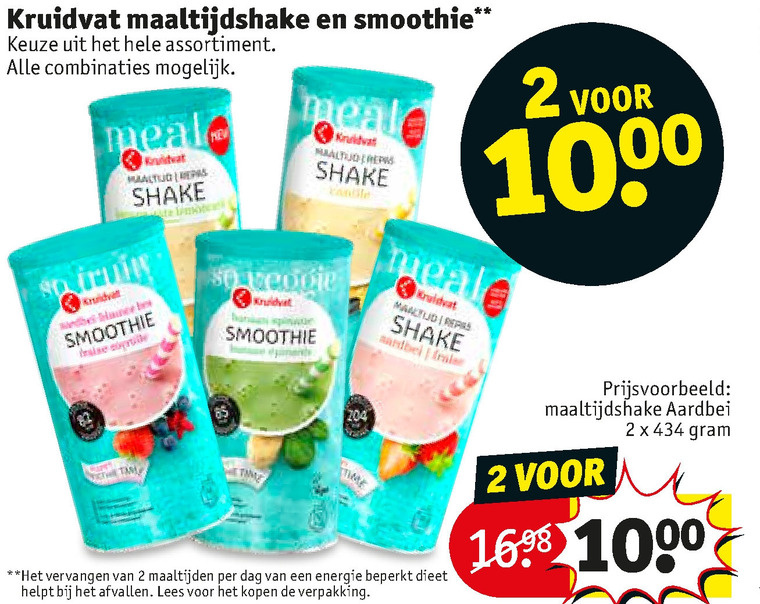 Kruidvat Huismerk   afslankmaaltijd folder aanbieding bij  Kruidvat - details