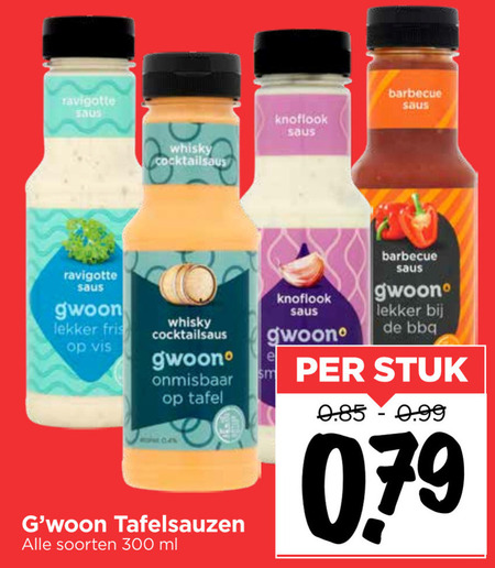 Gwoon   snacksaus folder aanbieding bij  Vomar - details