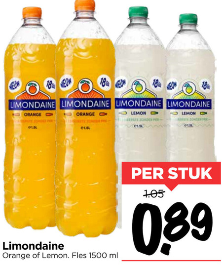 Limondaine   fruitdrank folder aanbieding bij  Vomar - details