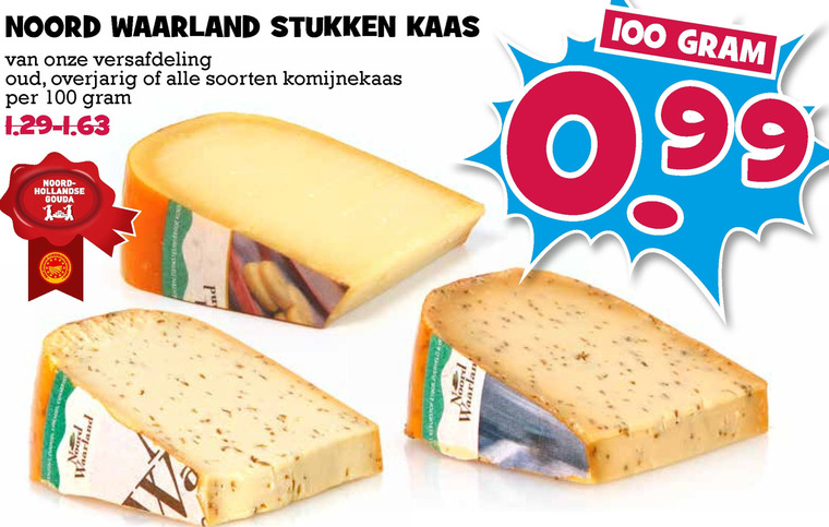 Noord Waarland   kaas, kruidenkaas folder aanbieding bij  Boons Markt - details