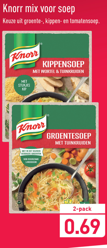 Knorr   soep folder aanbieding bij  Aldi - details