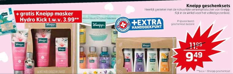 Kneipp   geschenkset folder aanbieding bij  Trekpleister - details