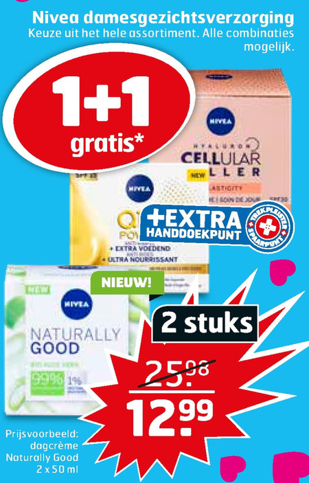 Nivea   dagcreme, nachtcreme folder aanbieding bij  Trekpleister - details