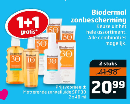 Biodermal   zonnebrandolie, aftersun folder aanbieding bij  Trekpleister - details