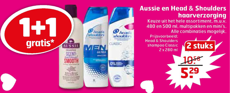 Head and Shoulders   shampoo, conditioner folder aanbieding bij  Trekpleister - details