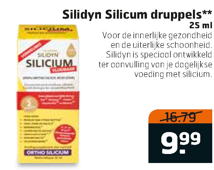 Silidyn   voedingssupplement folder aanbieding bij  Trekpleister - details