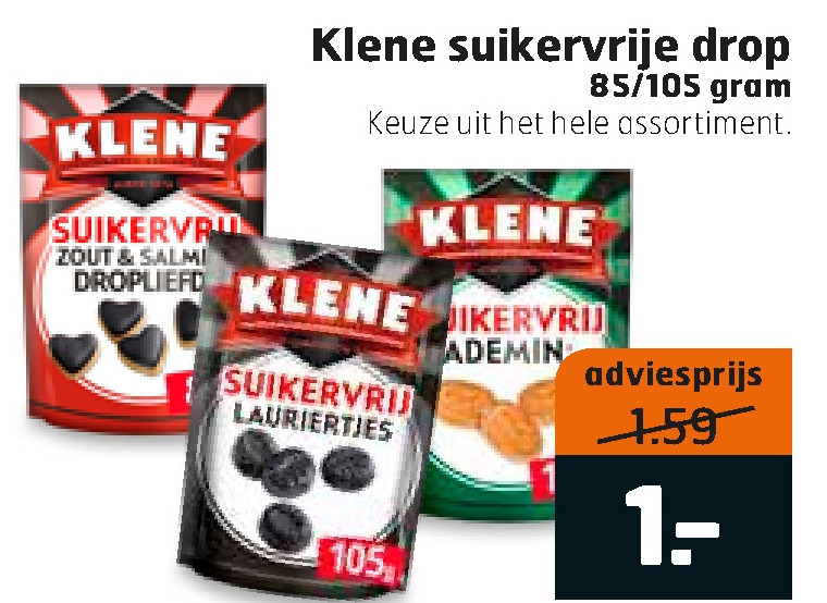 Klene   drop folder aanbieding bij  Trekpleister - details