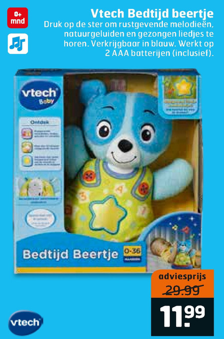 VTech   peuter- of babyspeelgoed folder aanbieding bij  Trekpleister - details