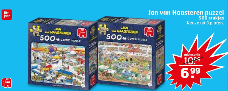 Jan van Haasteren   legpuzzel folder aanbieding bij  Trekpleister - details