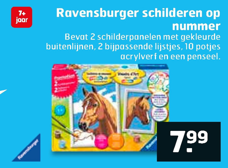 Ravensburger   schilderset folder aanbieding bij  Trekpleister - details