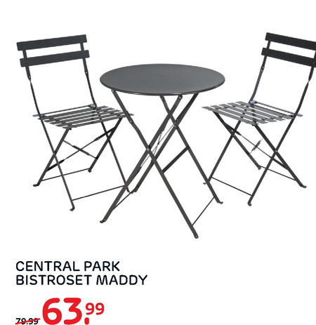 Central Park   bistroset folder aanbieding bij  Praxis - details