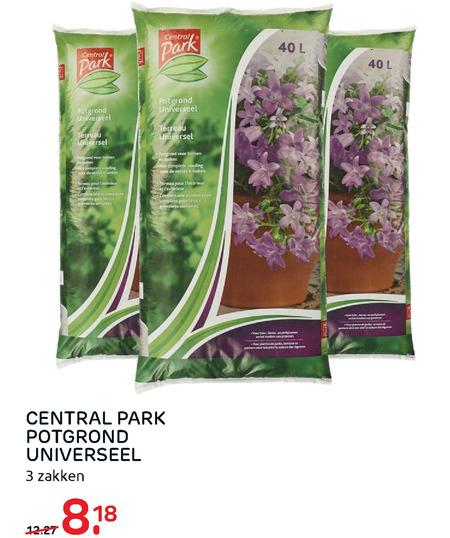 Central Park   potgrond folder aanbieding bij  Praxis - details