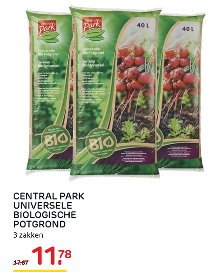 Central Park   potgrond folder aanbieding bij  Praxis - details