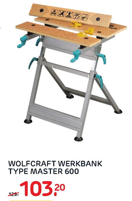 pak Varen van nu af aan Wolfcraft werkbank folder aanbieding bij Praxis - details