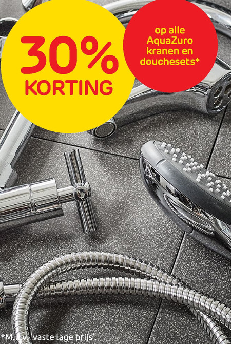 Aquazuro   douchekraan, kraan folder aanbieding bij  Praxis - details