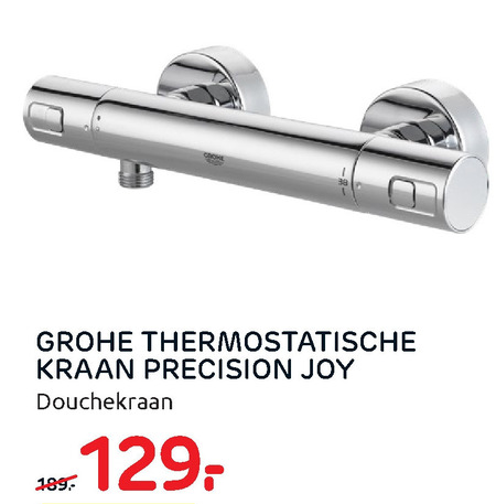 Gelukkig partitie Harde ring Grohe thermostaatkraan, douchekraan folder aanbieding bij Praxis - details