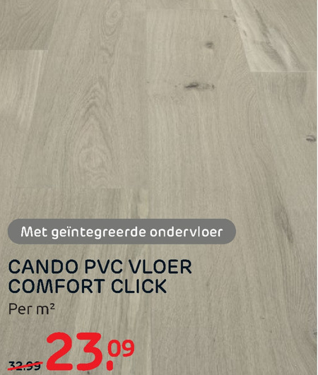 Cando   kunststof vloer folder aanbieding bij  Praxis - details