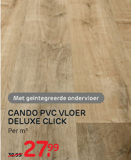 Cando   kunststof vloer folder aanbieding bij  Praxis - details