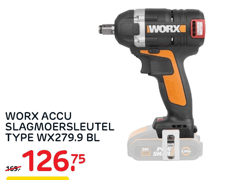 Worx   slagmoersleutel folder aanbieding bij  Praxis - details