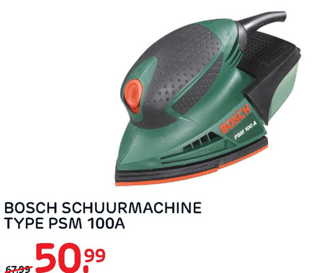 Bosch   schuurmachine folder aanbieding bij  Praxis - details