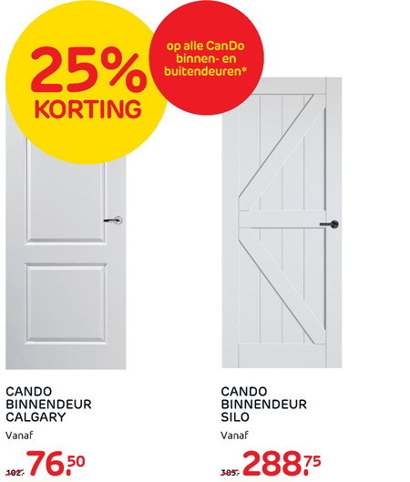 Cando   deur folder aanbieding bij  Praxis - details