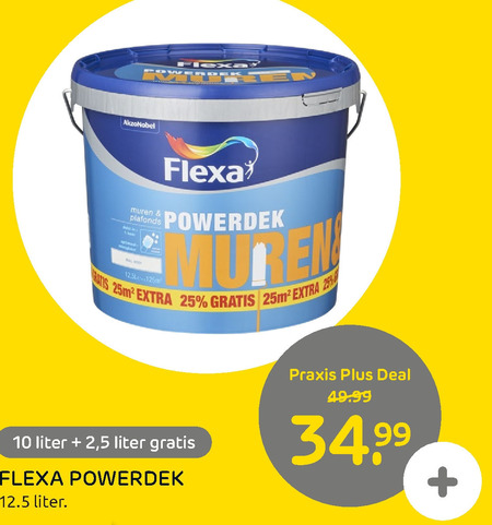 Flexa   muurverf folder aanbieding bij  Praxis - details