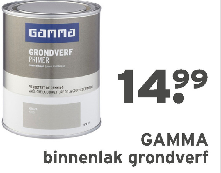 Gamma Huismerk   grondverf folder aanbieding bij  Gamma - details