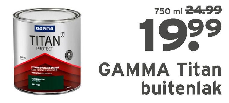 Gamma Huismerk   buitenlak folder aanbieding bij  Gamma - details